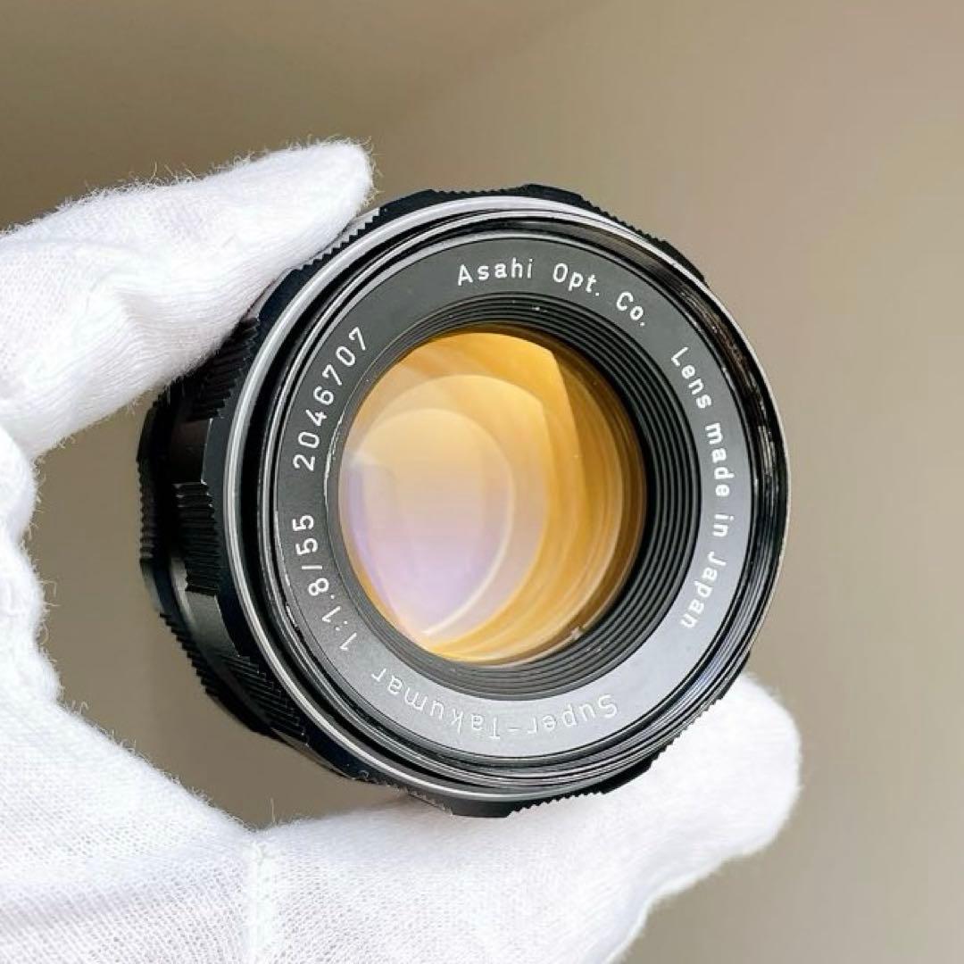 【美フレア】 Super Takumar 55mm f1.8 整備済 m42