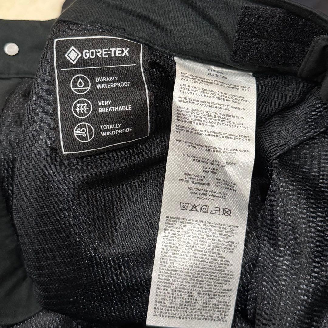 789　VOLCOM ボルコム LONGO GORE-TEX PANTS　黒　M