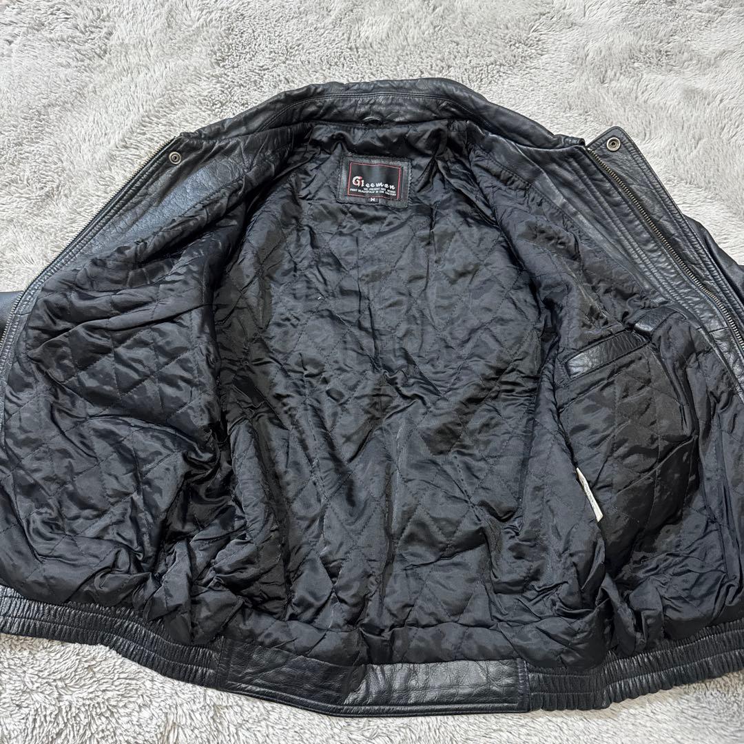 ジャケット・アウター 80s A-2 real leather bomber jacket Vtg b