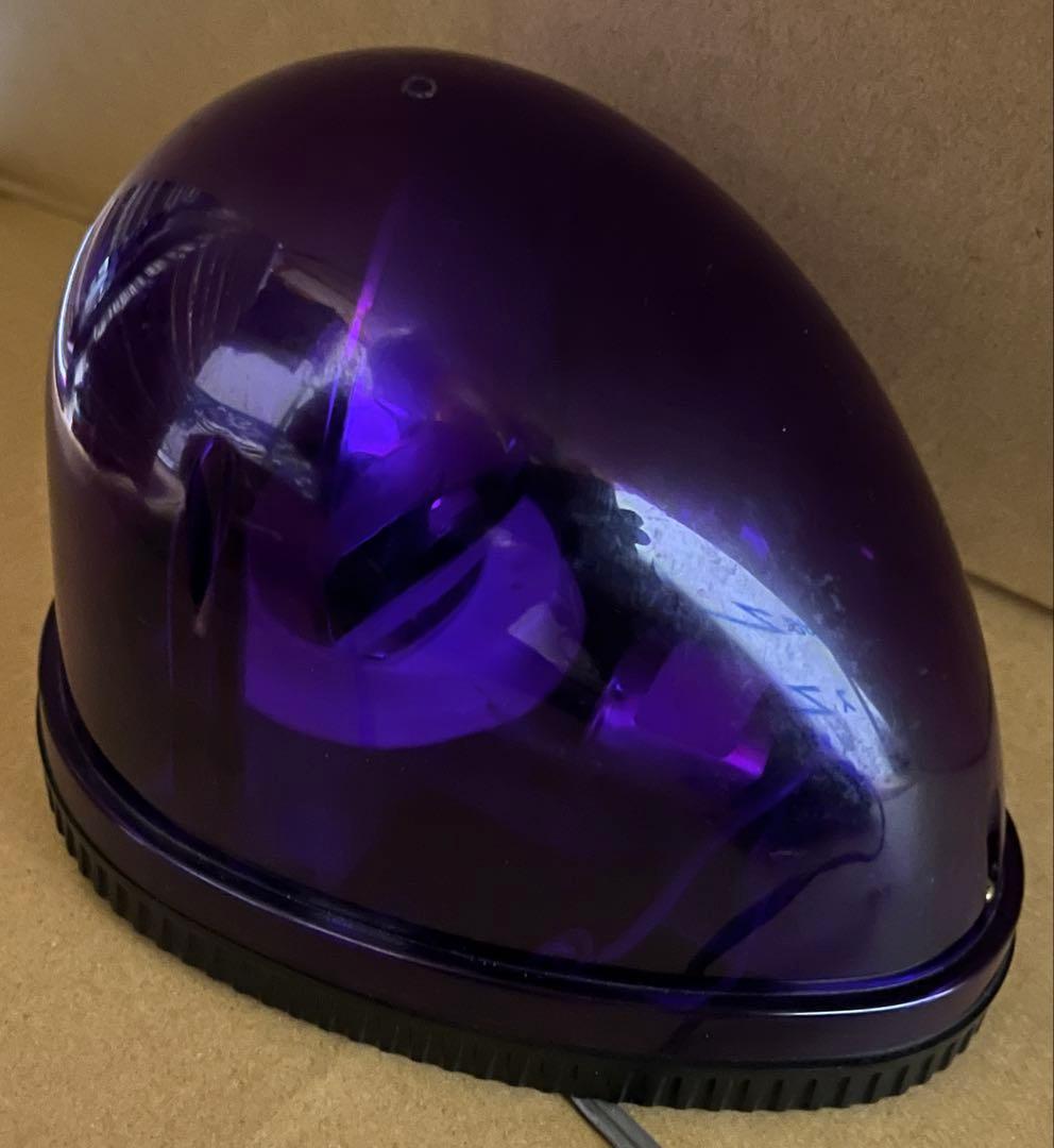 パトライト KW-12 停止表示燈 紫 佐々木電機製作所 パトランプ 回転灯