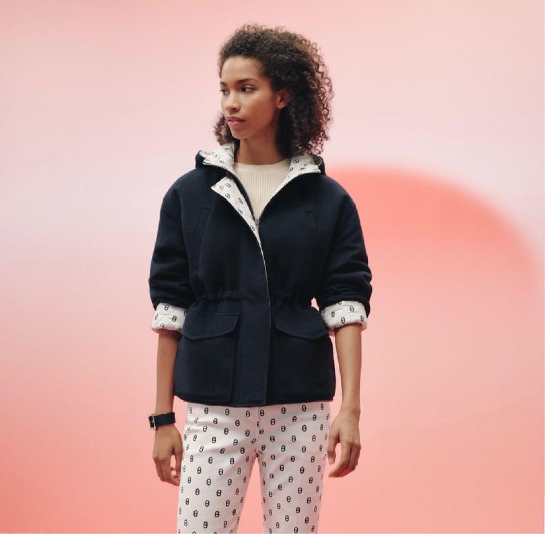 最終価格❗️極希少❤︎HERMÈS エルメス リバーシブル ダウンコート