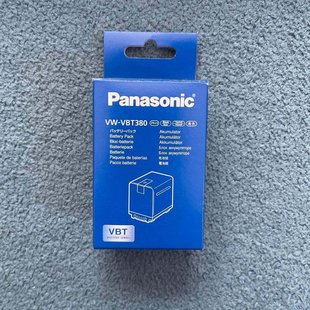 未開封 Panasonic VW-VBT380 バッテリーパック 3830mAh