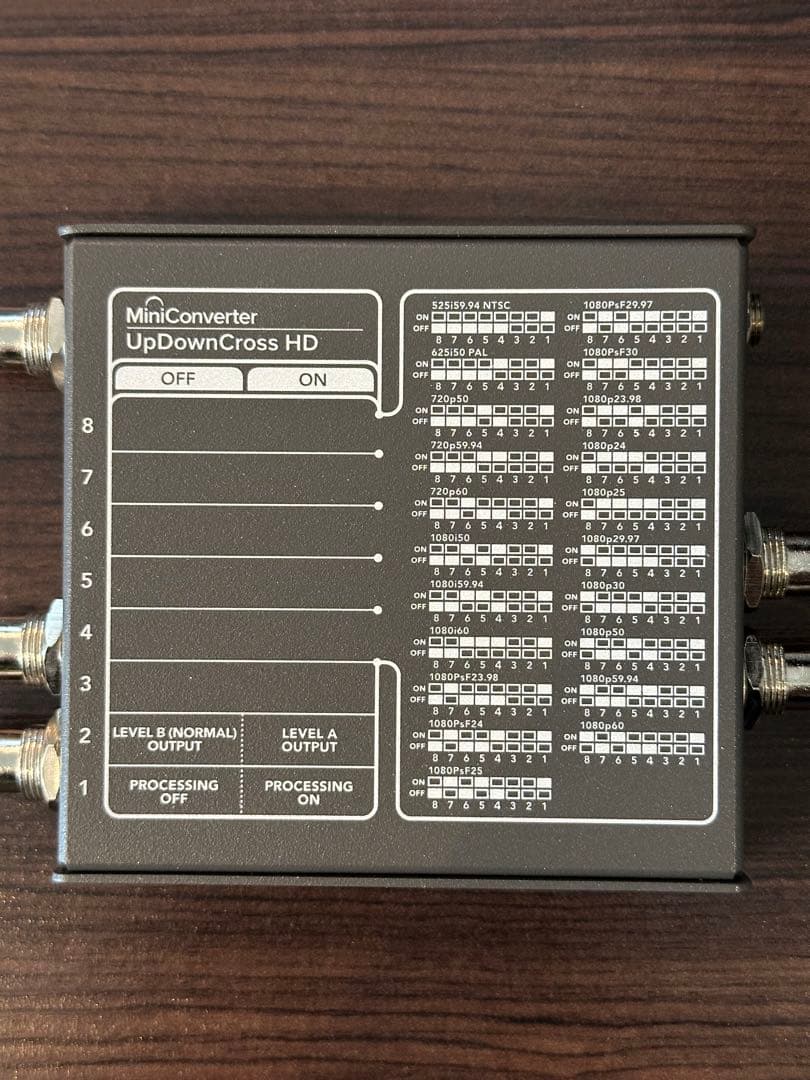 美品！BlackmagicDesign UpDownCross HD