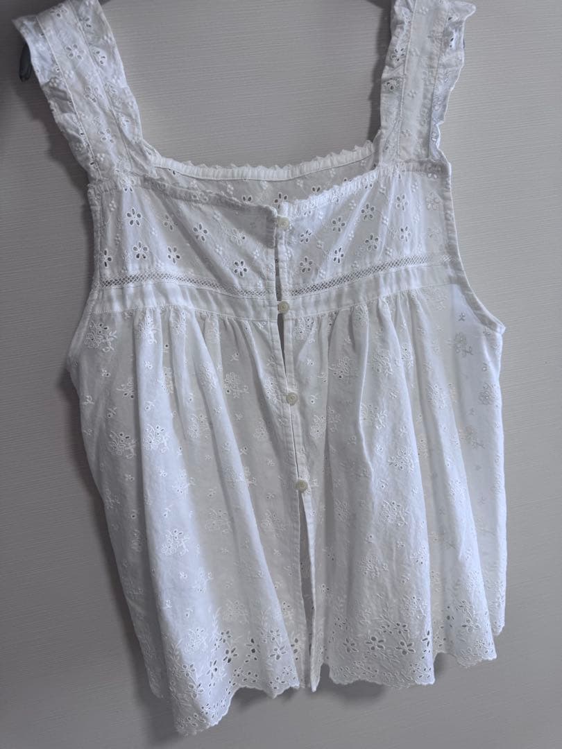 BEAMS BOY カットワークキャミソール