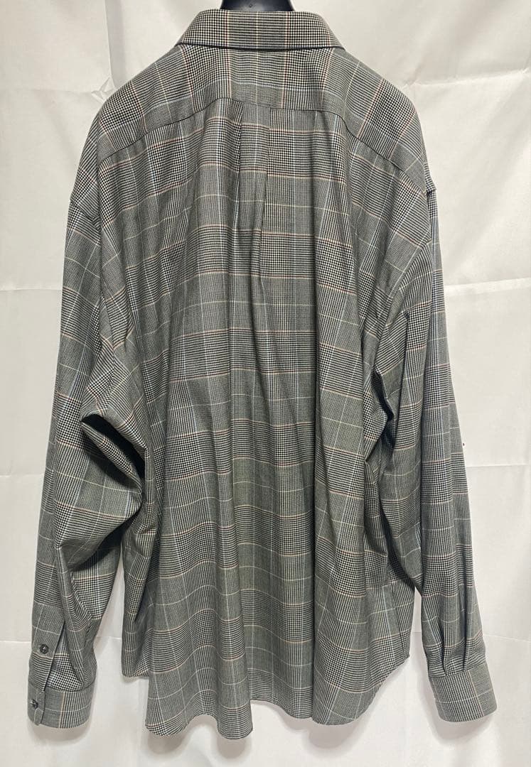 GUCCI 19SS新品ジェジュン着用モデル　チェック柄 長袖シャツ50