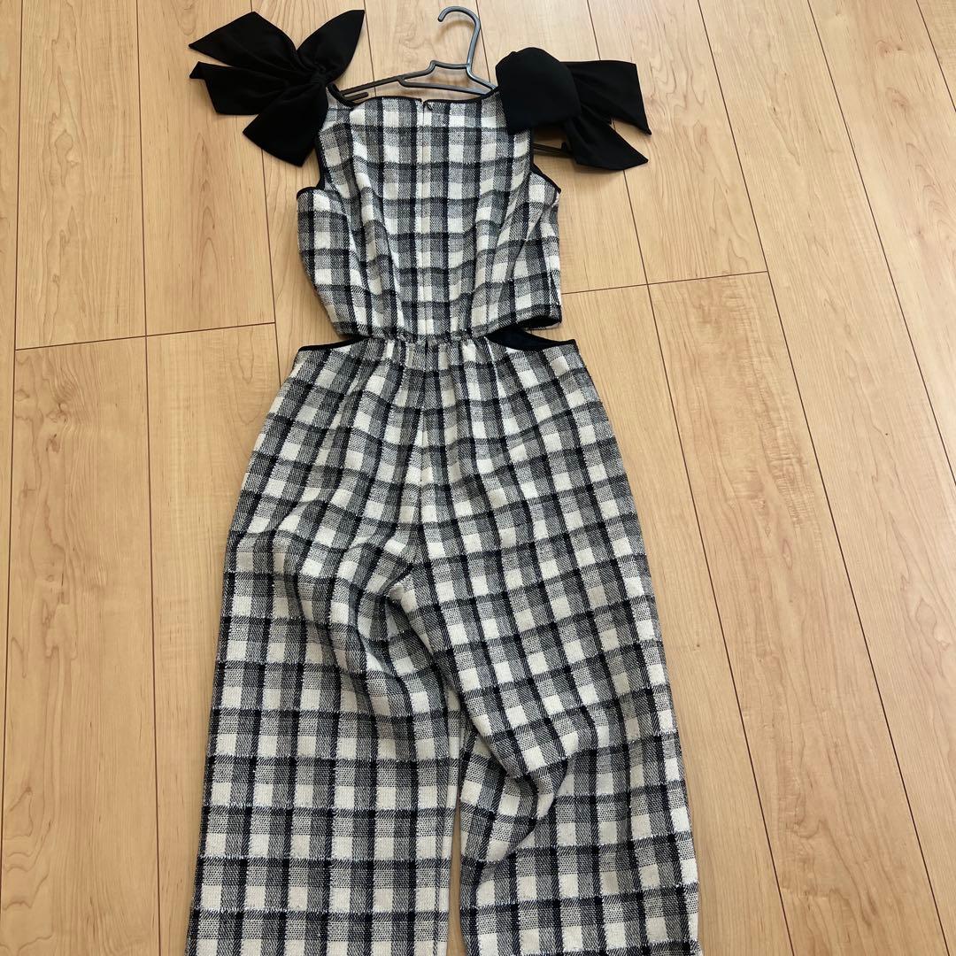 M me eme エムミーエメ Lame tweed combinaison