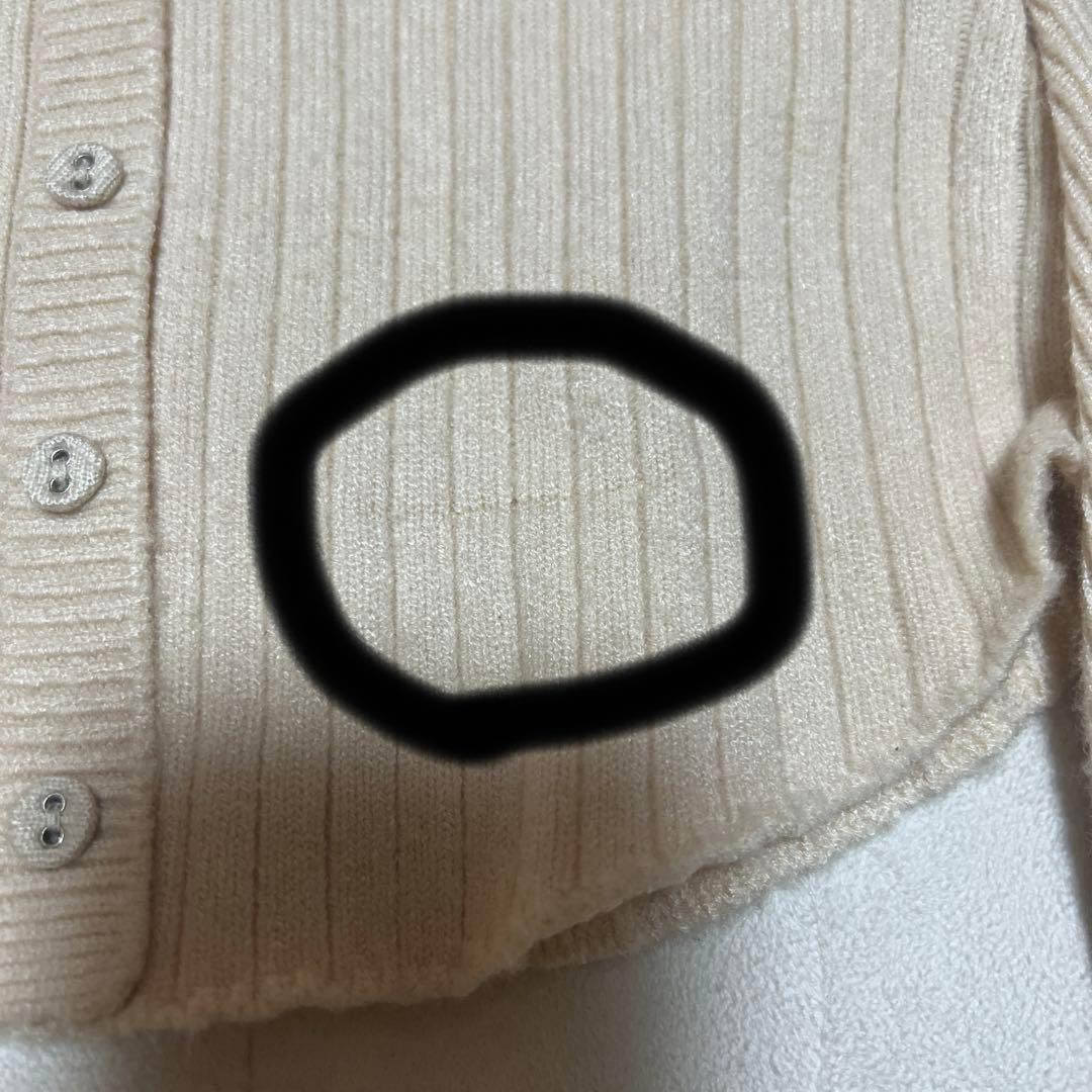 トップス andmary Sonique knit tops ivory AM1522