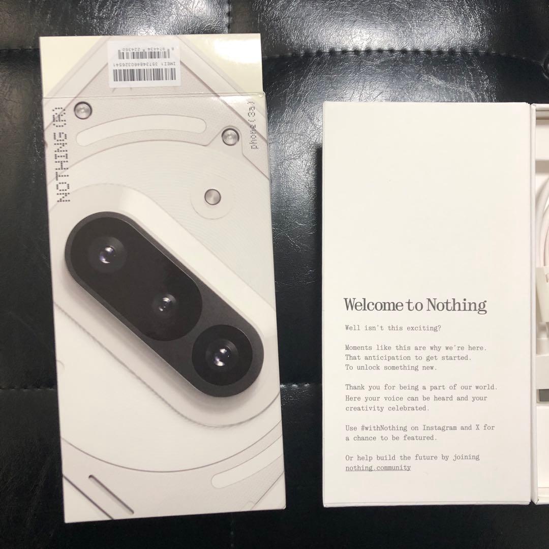 Nothing Phone (3a) ホワイト 8GB/128GB