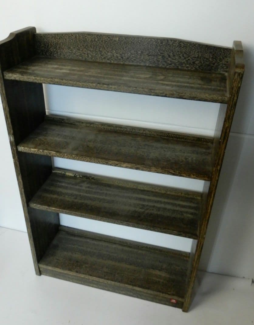 【昭和レトロ アンティーク】本棚 ブックシェルフ 四段
