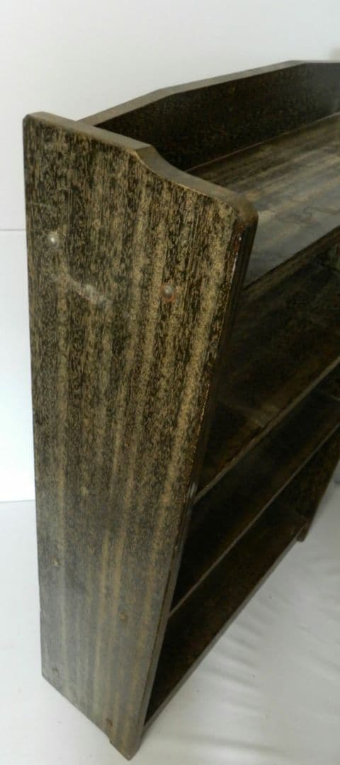 【昭和レトロ アンティーク】本棚 ブックシェルフ 四段