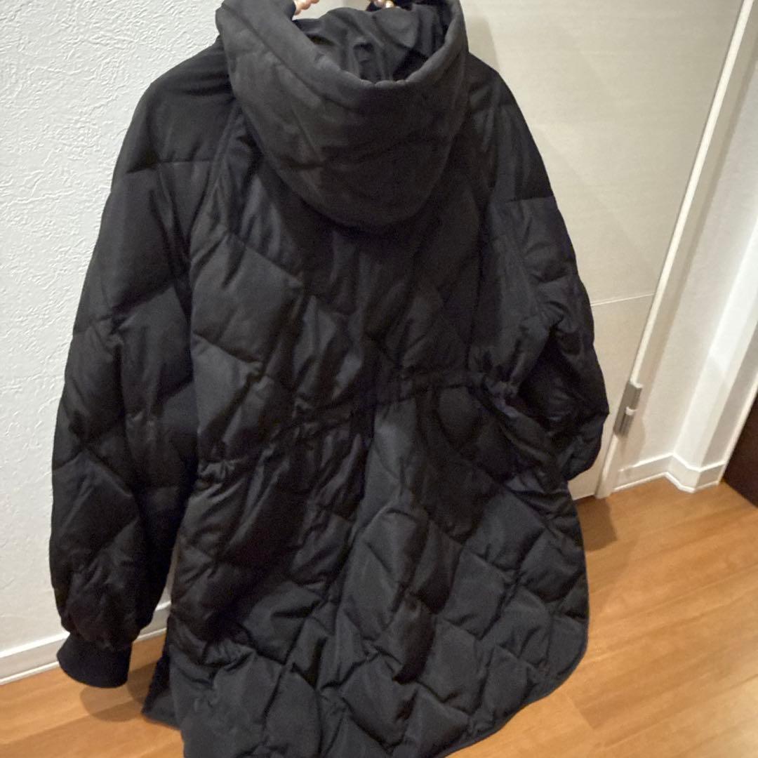 URBAN RESEARCH キルティングドロストダウン　ブラック