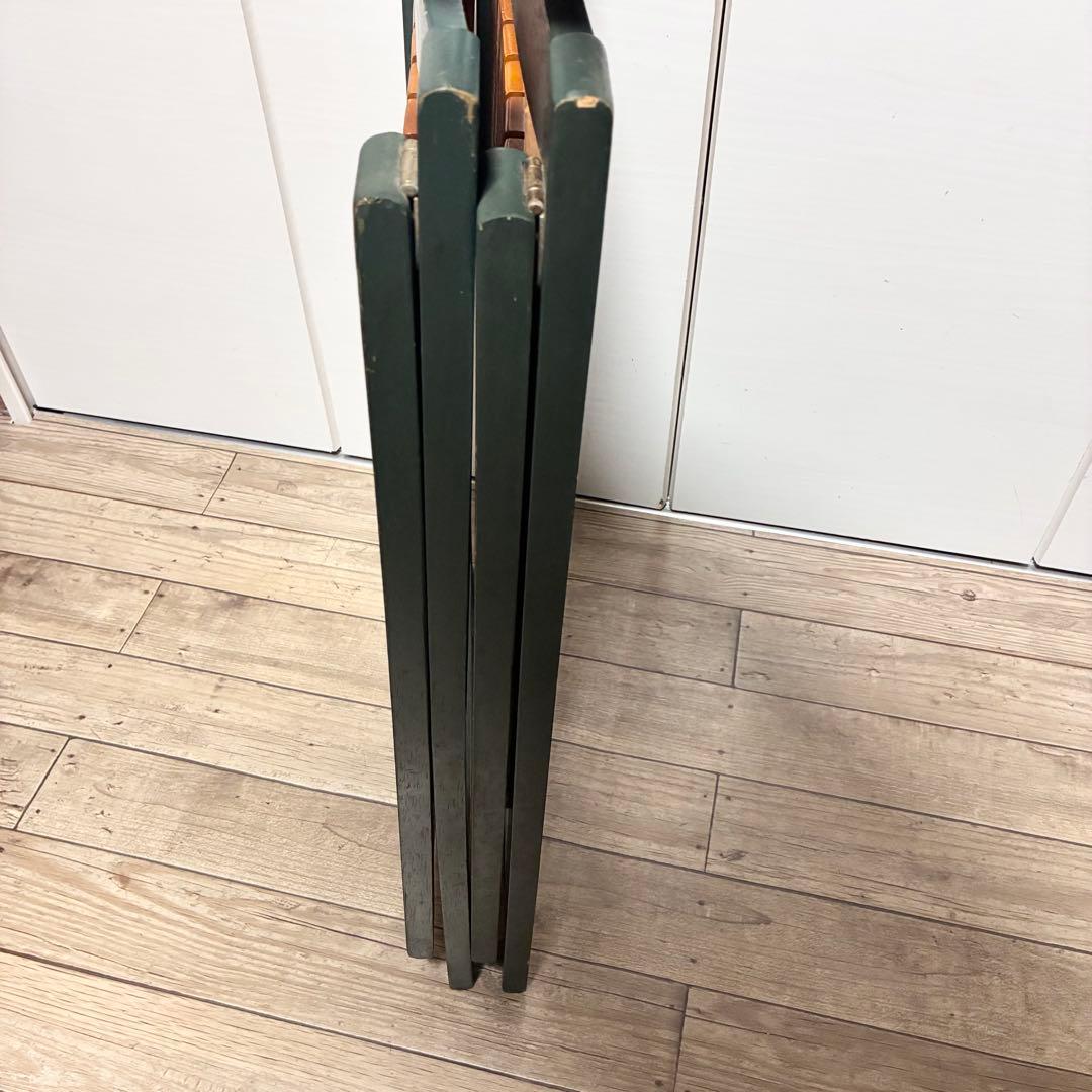 【古道具】 折りたたみチェア フォールディングチェア 2脚セット