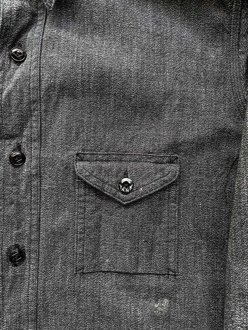 BIG YANK ブラックシャンブレーシャツ 15 1/2