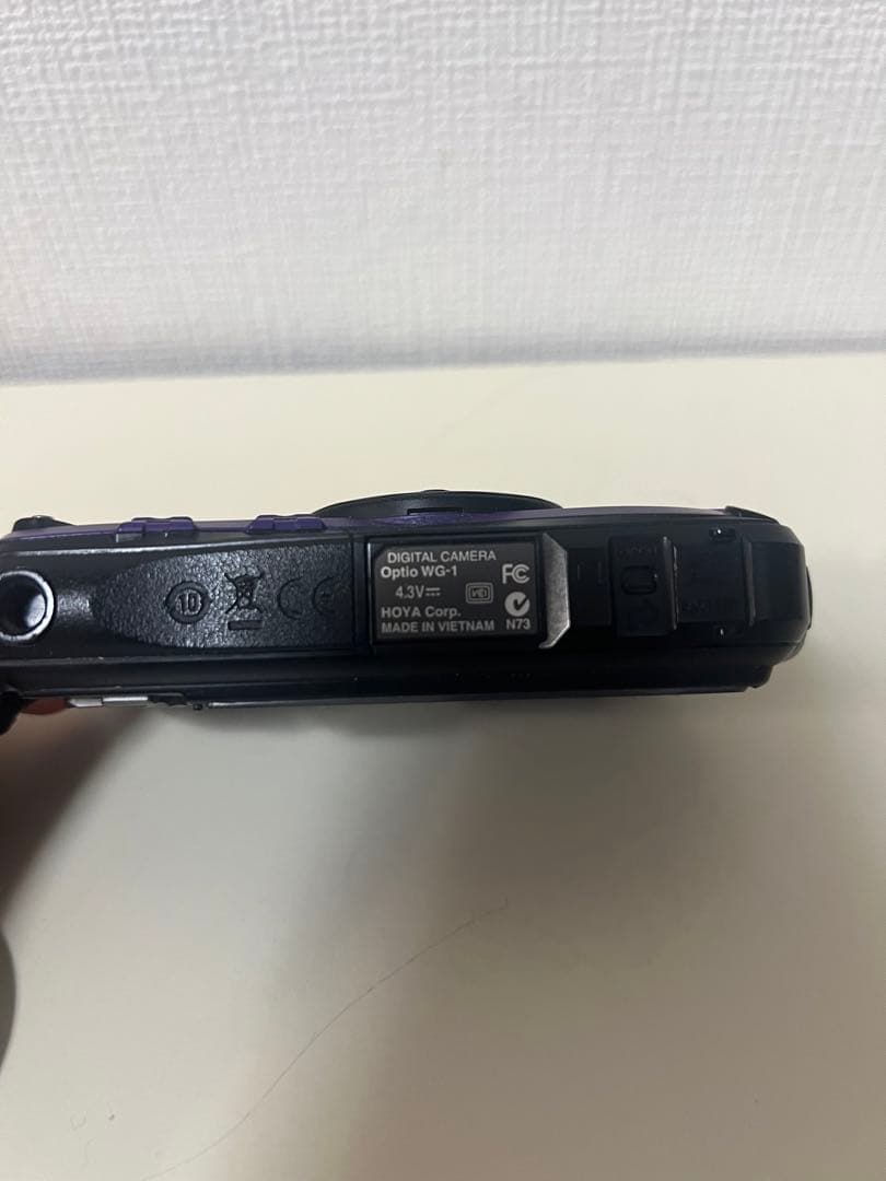 美品！PENTAX Optio WG-1 パープル 防水カメラ