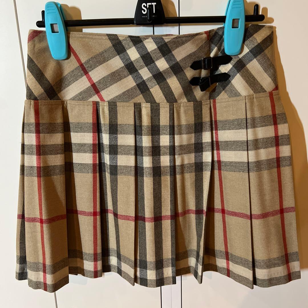 バーバリー　Burberry Children スカート　冬用　大人も着用可