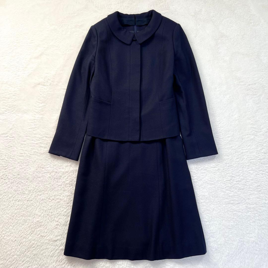 ハッピークローバー フォーマルスーツ ワンピース お受験 濃紺 4WAY 11号