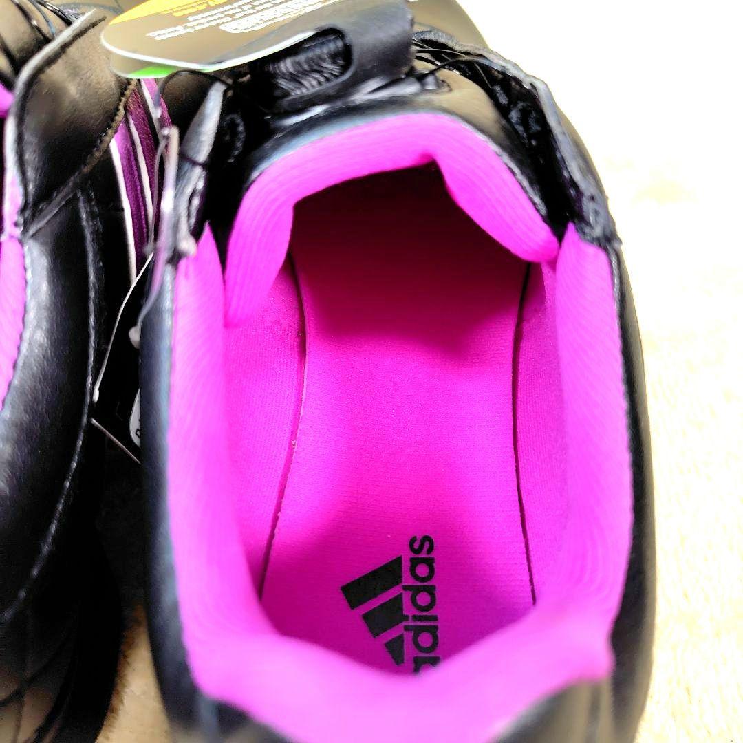 新品未使用 アディダス ゴルフシューズ ドライバーボア スパイク 黒色 24