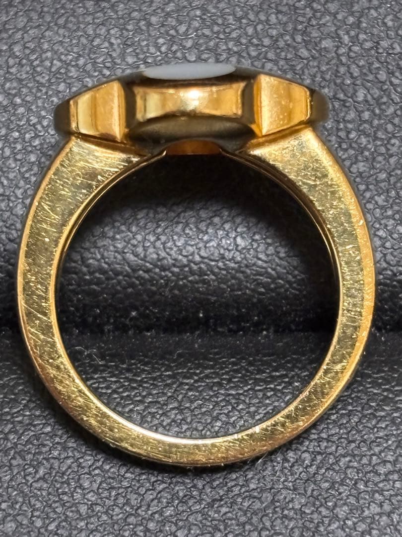 正規品♪Van Cleef & Arpels ピュアアルハンブラ　K18リング