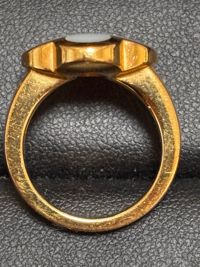 正規品♪Van Cleef & Arpels ピュアアルハンブラ　K18リング