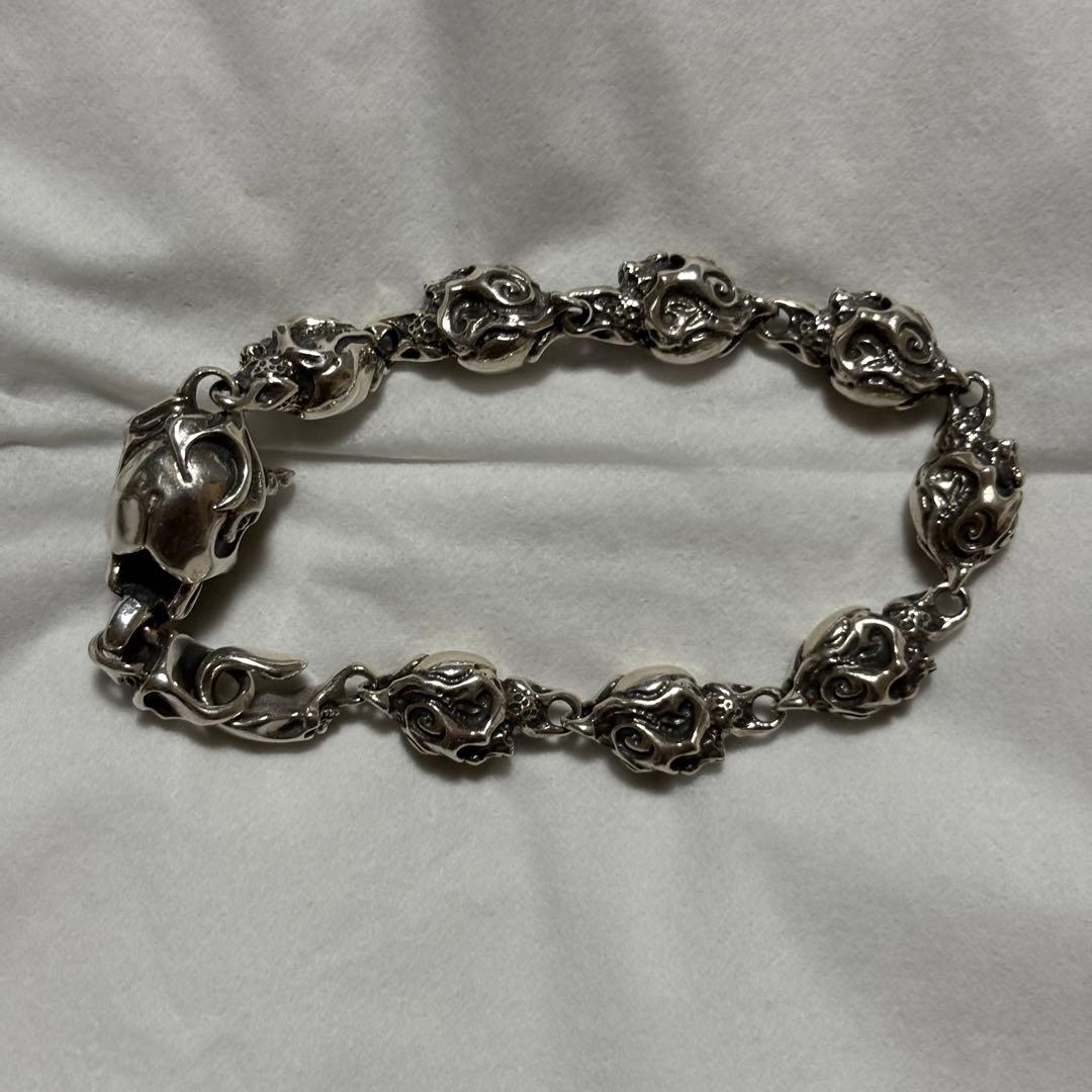 F.A.L ルーズスウィルブレスレット スカルチェーン