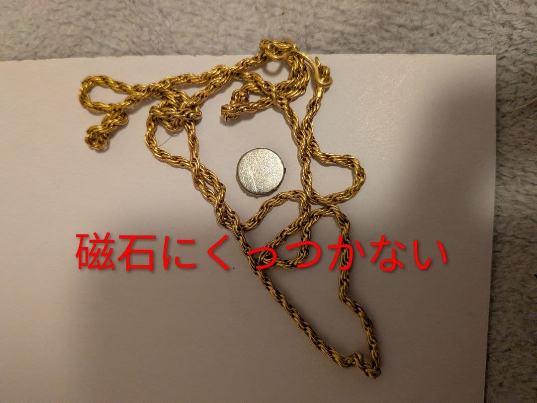 23金 7.1グラム ネックレス タイ製