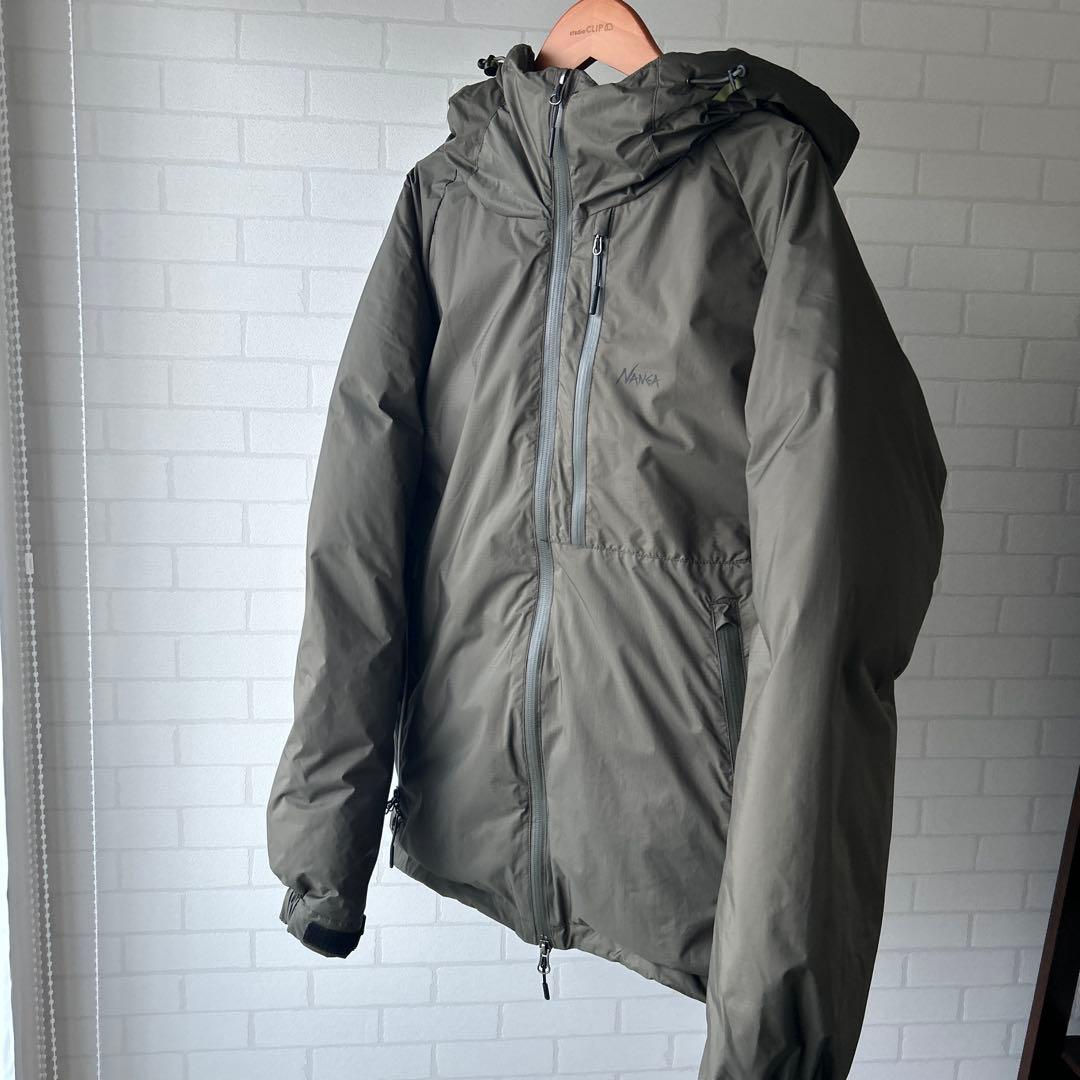 NANGA ナンガ ダウン日本製　メンズ　カーキ系