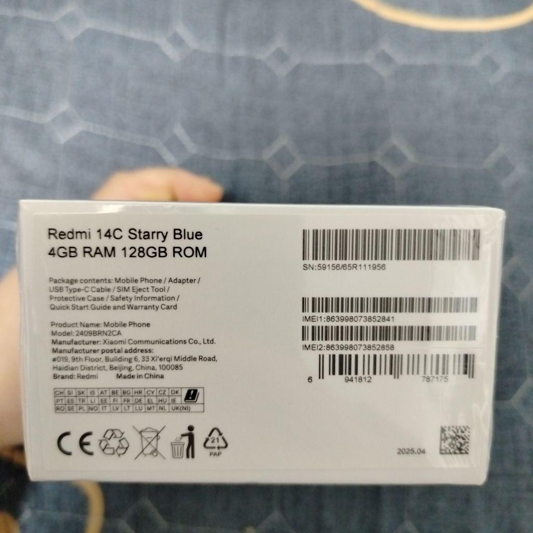 スマートフォン本体 Xiaomi Redmi 14C 8GB 128GB Starry Blue