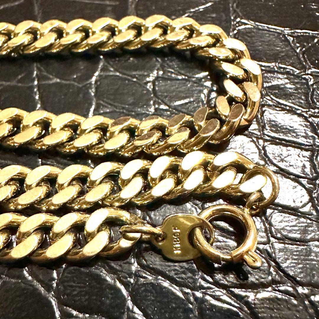 【金張り】K18GF ゴールド チェーン 喜平ネックレス 40g