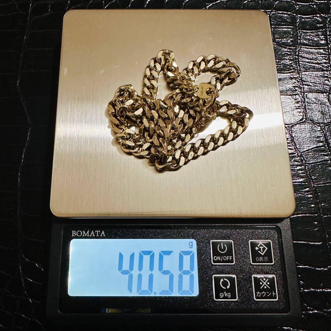 【金張り】K18GF ゴールド チェーン 喜平ネックレス 40g