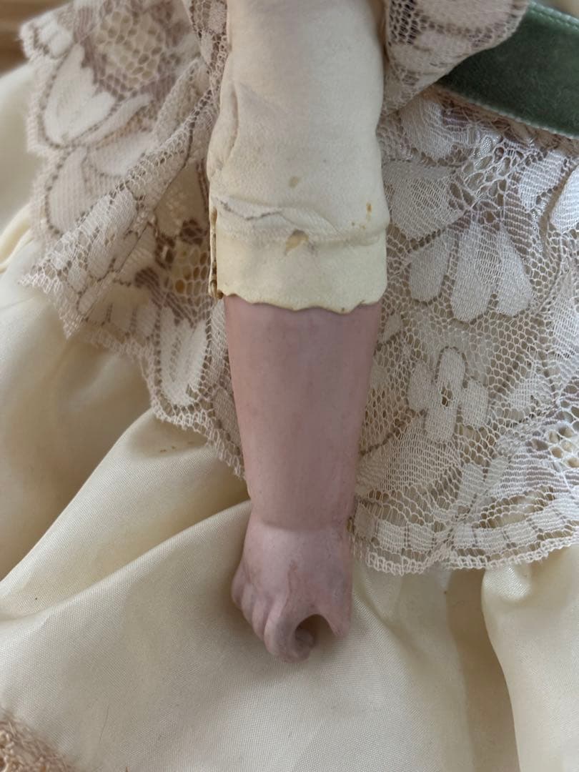 アンティーク ビスクドール Floradora フロラドラ レザーボディ