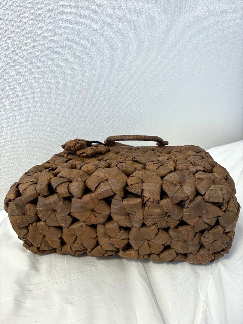 ス*ー様 山葡萄かごバッグ 定価17万 ほぼ未使用 籠 花編み 美品 かご 山ぶ