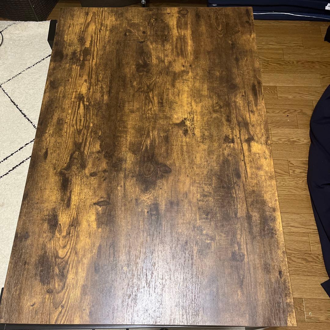 リビングテーブルモダン木製　こたつ 510W ダークブラウン