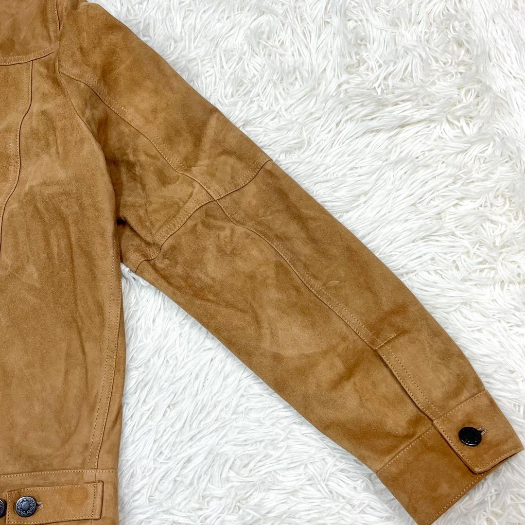 タマポツ様 エンメティ JACK スエード トラッカージャケット 月桂樹ボタン