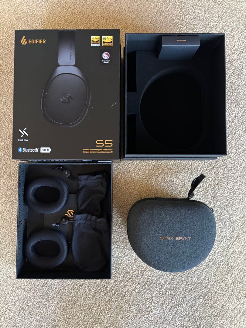 STAX SPIRIT S5 平面磁界駆動型 ワイヤレスヘッドホン