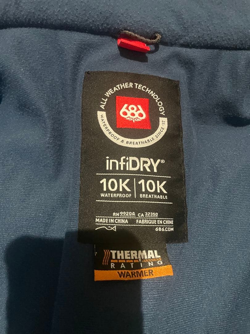 スノーボードウェア フード付き ネイビー ベージュ ビブパン　黒