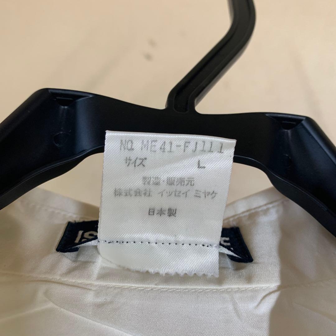 90's　ISSEY MIYAKE　プリーツシャツ　スクエアカット　L