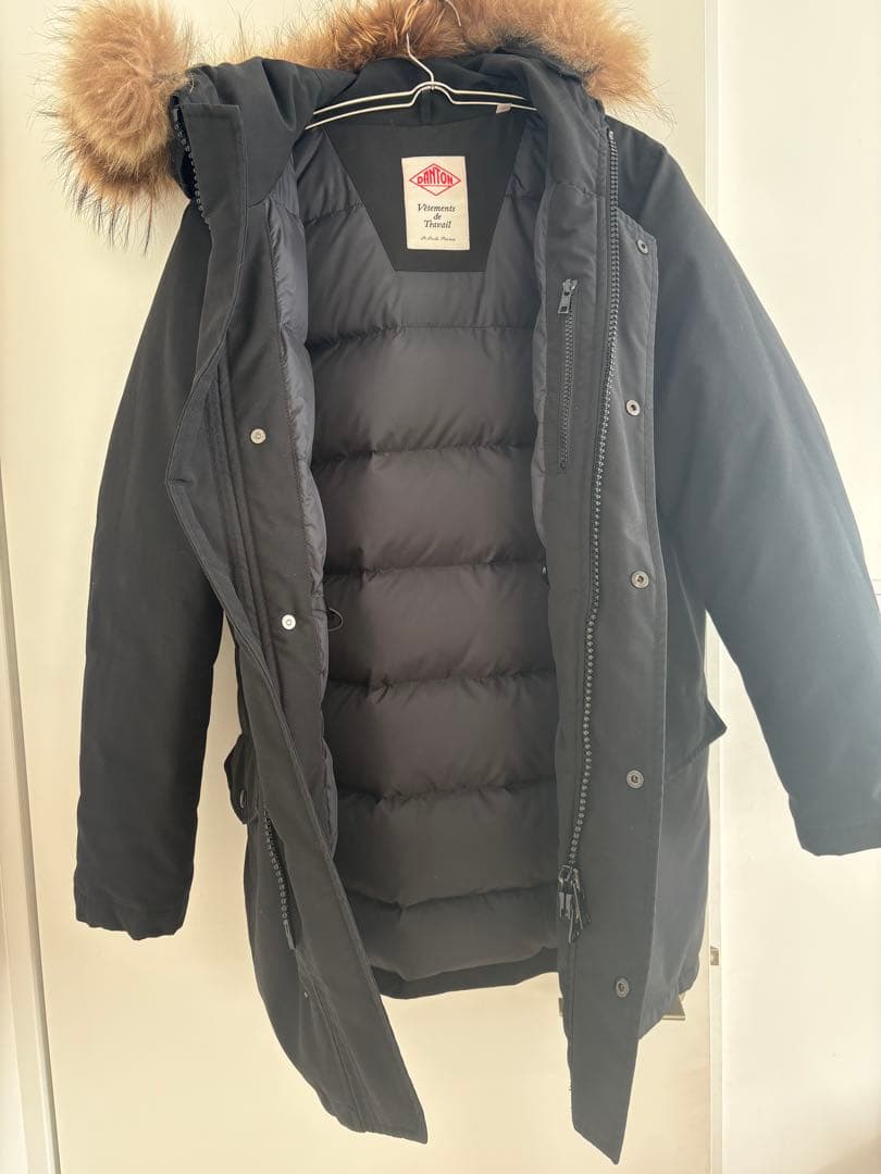 メンズDANTON ダントン　黒ダウンジャケットM 38サイズ