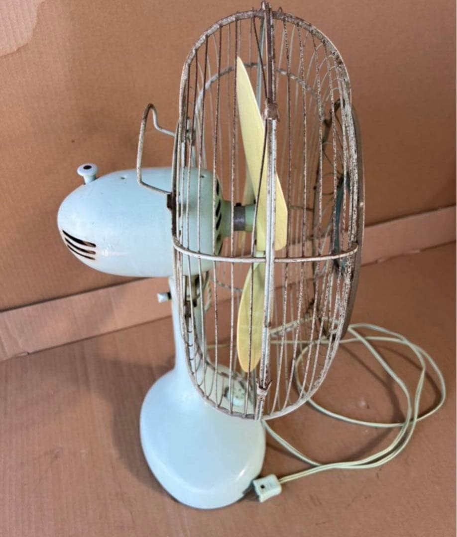 ナショナル　扇風機鉄製　昭和 レトロ/アンティーク/ヴィンテージ★ジャンク品