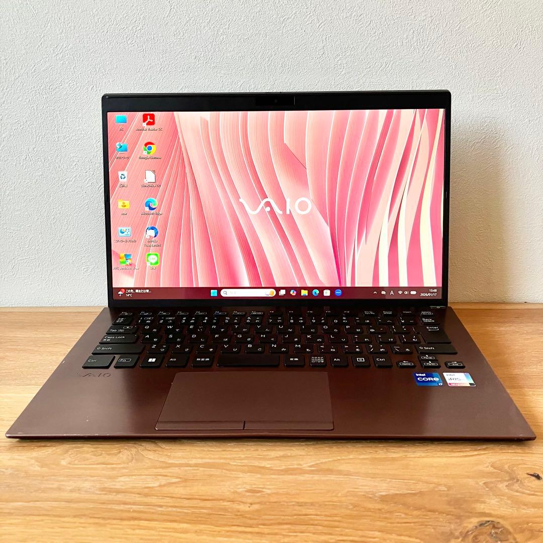 32GB×SSD1TB/VAIO/i7/Windows11タッチ 軽量ノートPC