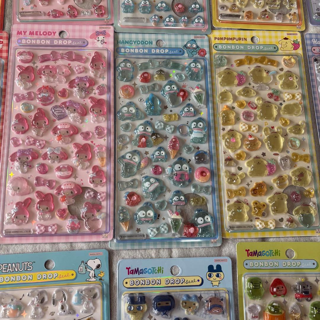 【正規品】ボンボンドロップシール　うるちゅるポップシール　31枚　まとめ売り