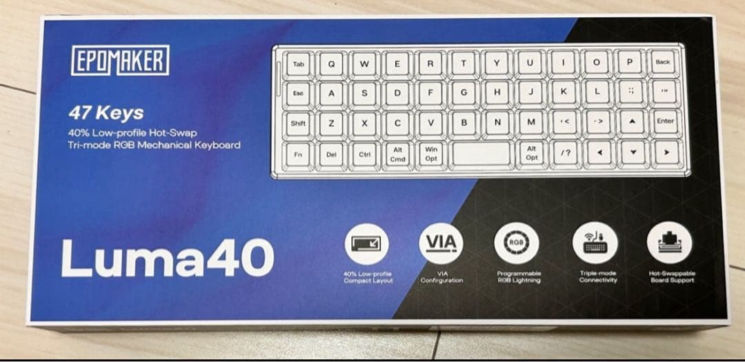 EPOMAKER Luma40 47キー メカニカルキーボード