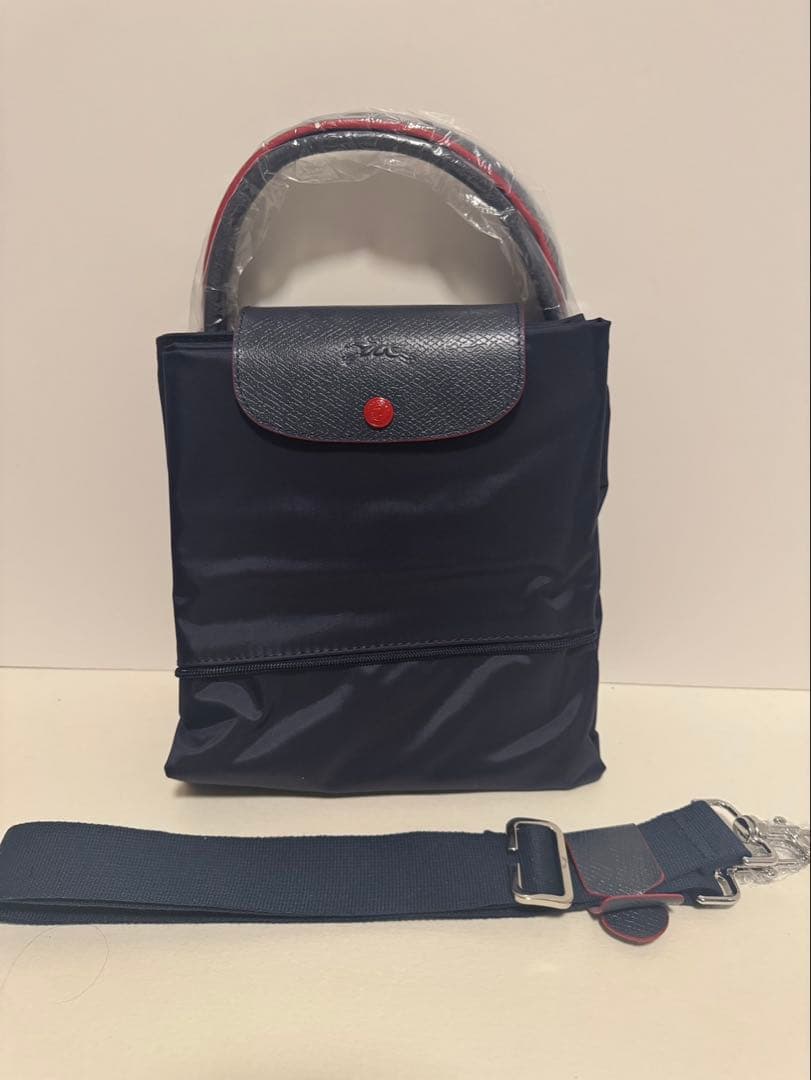 ロンシャン ル プリアージュ クラブ トラベルバッグ　ネイビー