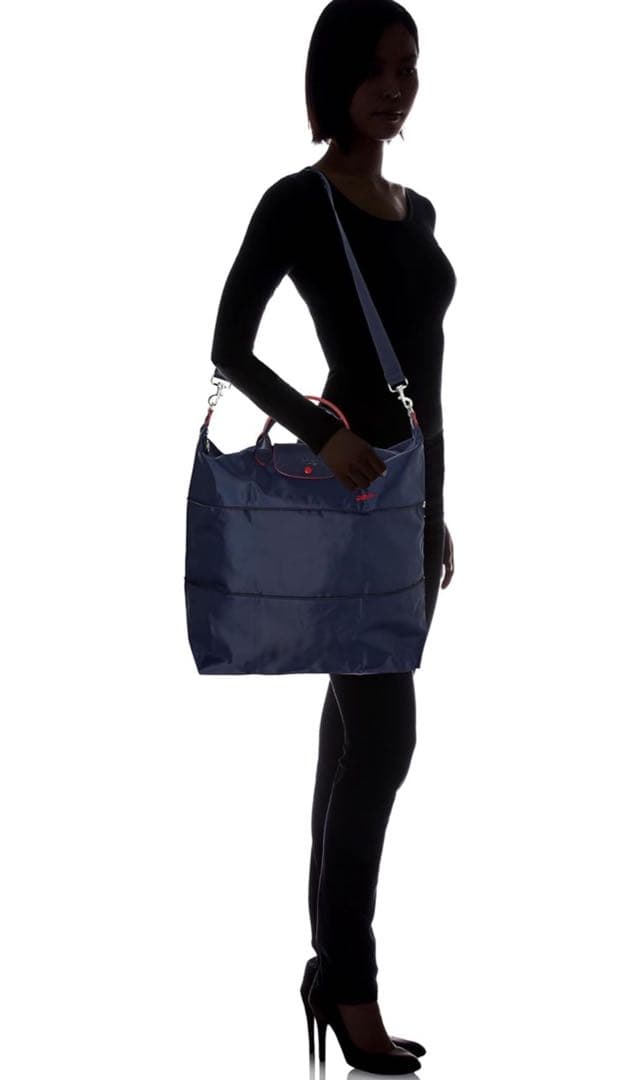 ロンシャン ル プリアージュ クラブ トラベルバッグ　ネイビー