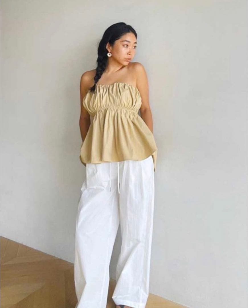 SRLウエストShapeパッドinベアトップス ハニーベージュM 新品未使用