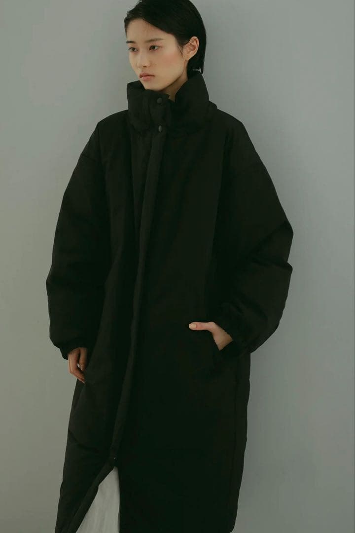 掲載2月末迄　CASA FLINE カーサフライン　ダウンロングコート ブラック