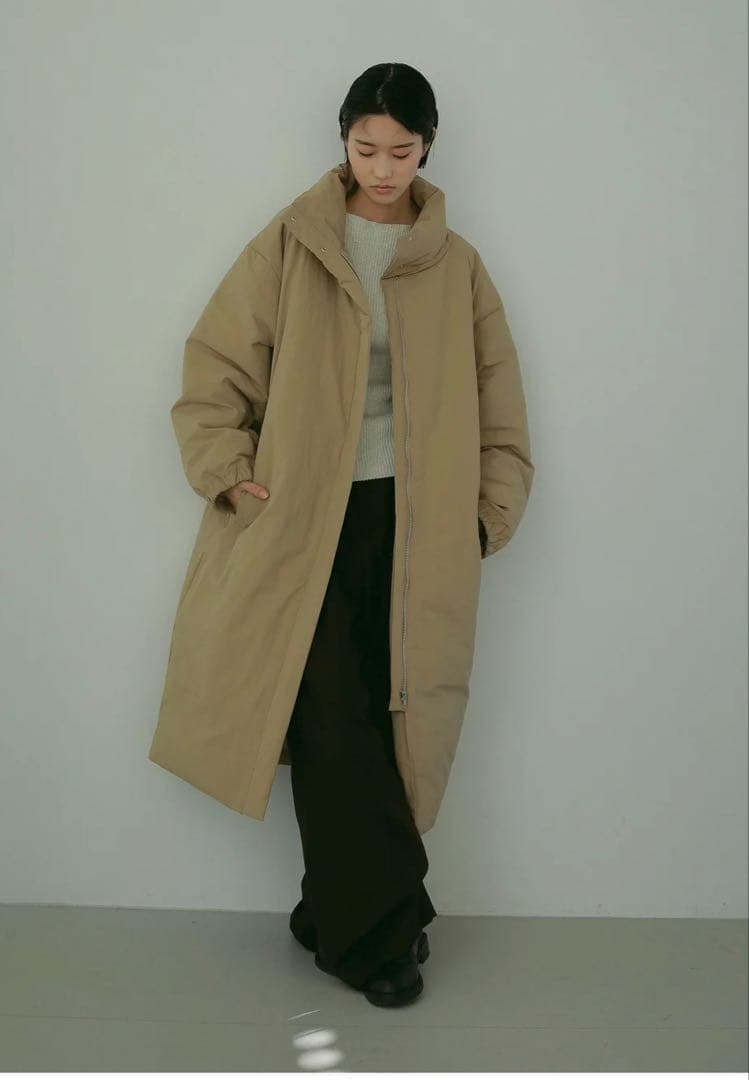 掲載2月末迄　CASA FLINE カーサフライン　ダウンロングコート ブラック