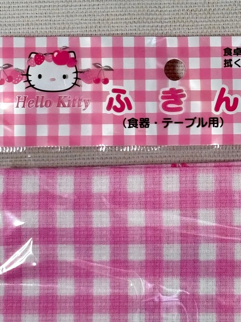 希少 ハローキティ✨フルーツ柄 ノート メモ帳 布巾 4点セット新品未使用