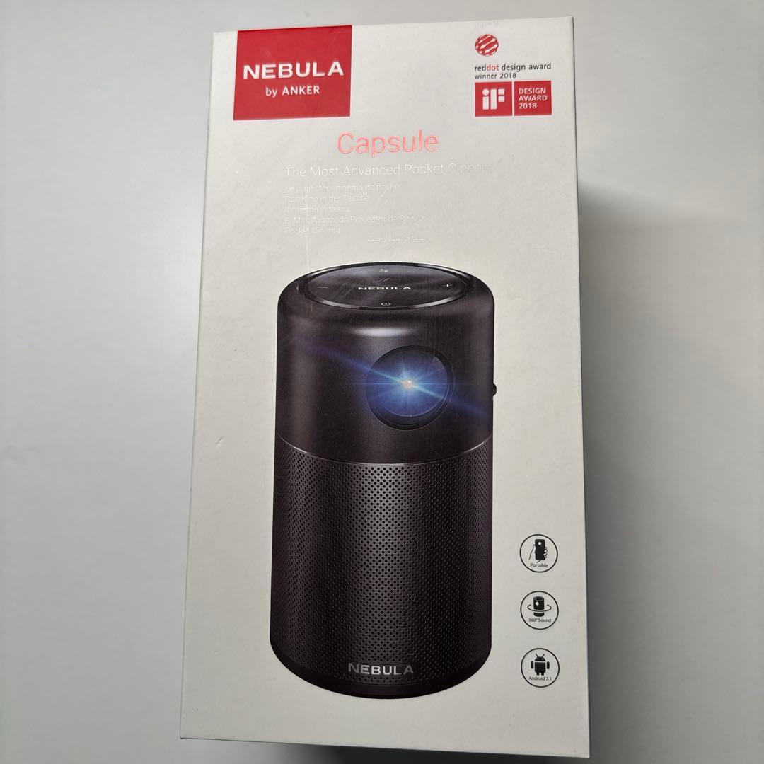 極美品　Anker Nebula Capsule D4111プロジェクター
