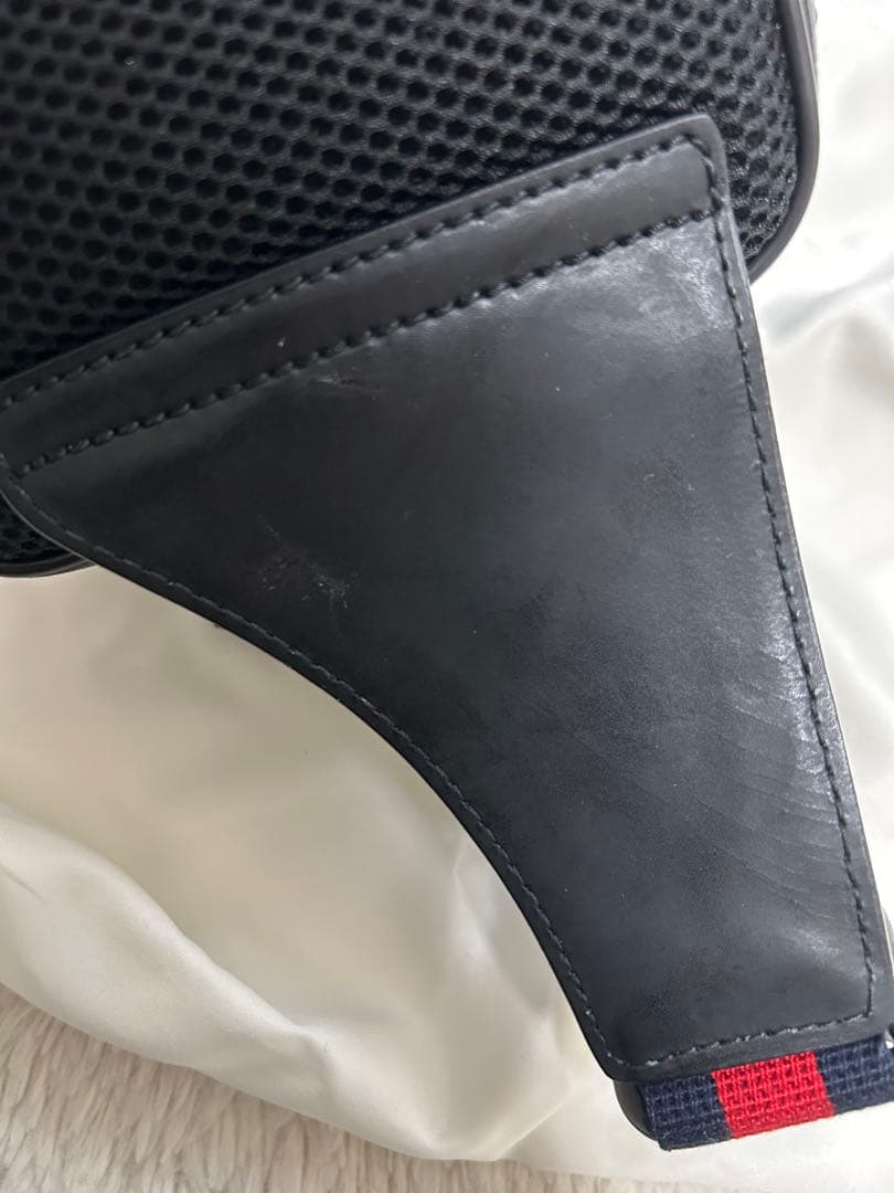サンジのママ GUCCI ボディバッグ ブラック GGパターン