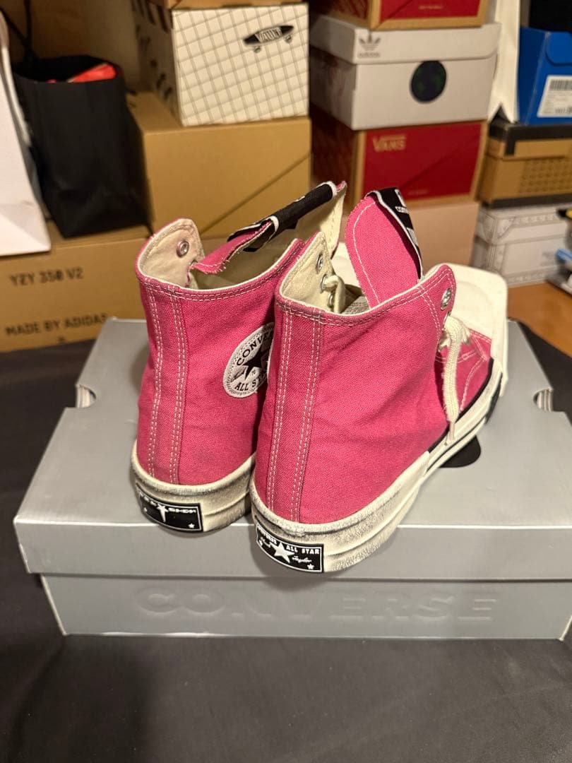 靴 RICK OWENS DRKSHDW x CONVERSE CHUCK 70